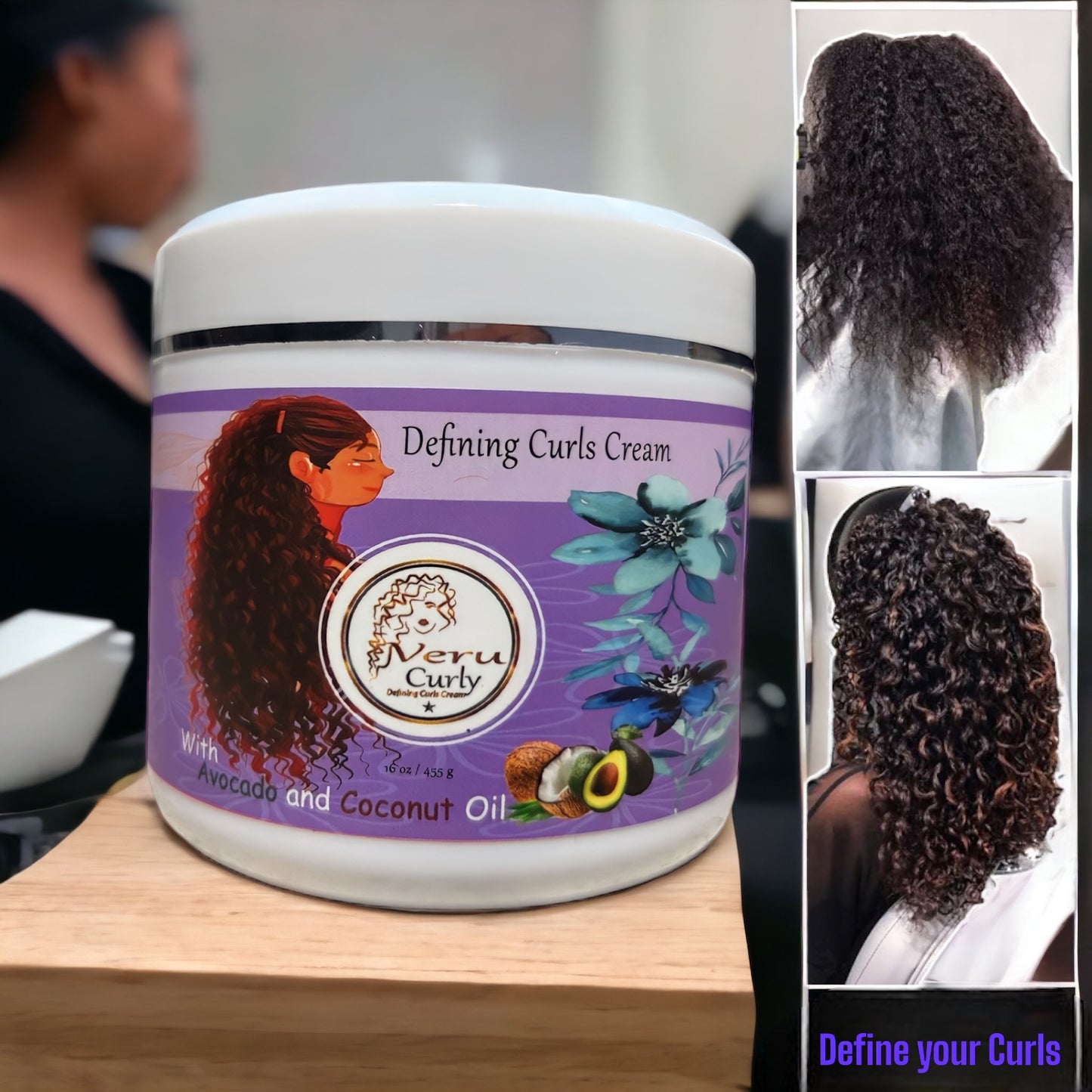 VeruCurly - Defining Curls Cream (16 Oz)